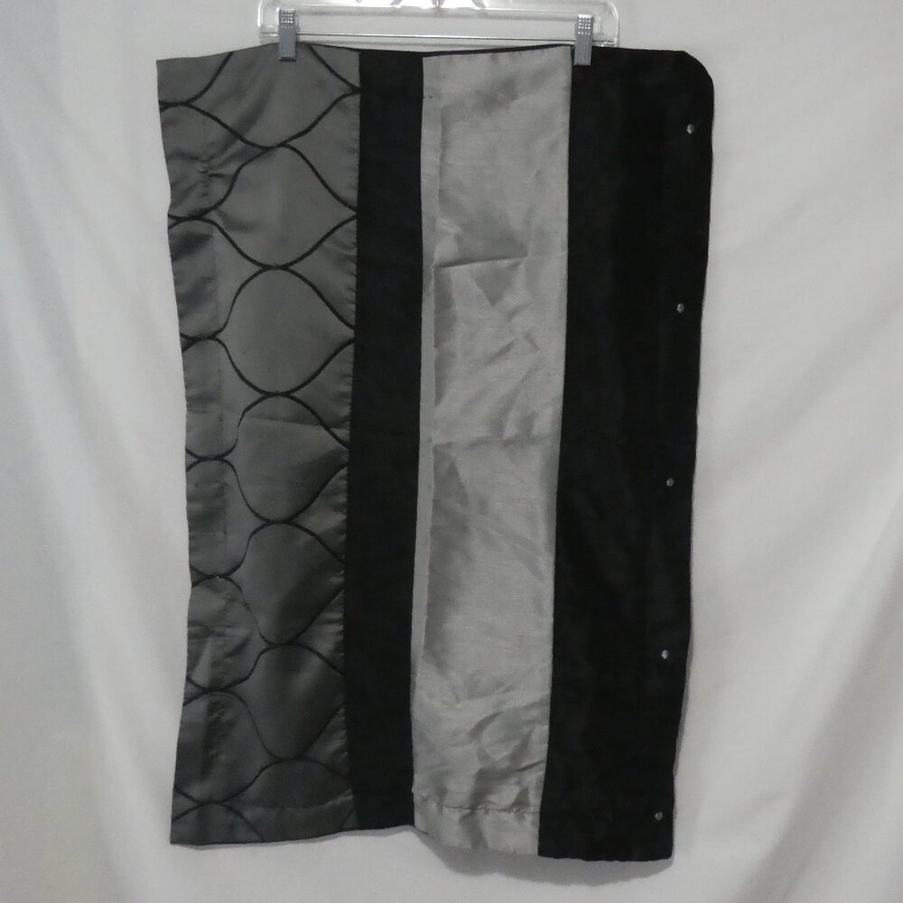 A Pair Of Pillow Slipcovers | Shades Of Black and Grey